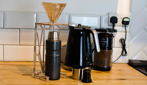 Cold Brew Wooden Coffee Dripper Stand Hario - Caffèlab