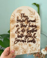 They Broke Bread - Acts 2:46 wooden sign