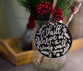 Thrill of hope Mirror bauble decoration