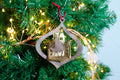 Wise Man scene christmas ornament