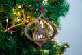 Wise Man scene christmas ornament