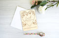 Wooden Mothers day card - Loved beyond Measure