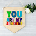 You are my sunshine Rainbow colour banner